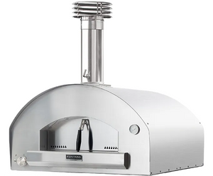 Fontana Forni Roma Propane and Wood Napoli Countertop Outdoor Pizza Oven FTROM-H-S