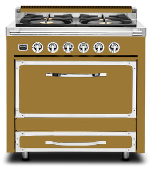 Viking 36-inch Freestanding Dual Fuel Range with 4 Burners CTVDR361-4BGH