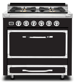 Viking 36-inch Freestanding Dual Fuel Range with 4 Burners CTVDR361-4BON