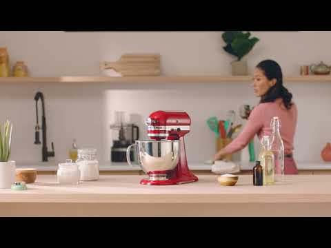KitchenAid Artisan 5Qt Tilt-Head Stand Mixer KSM150PSMI EXTERNAL_VIDEO 1