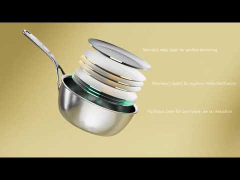 Demeyere Atlantis 7, 8.4L Stew Pot with Lid 1005088 EXTERNAL_VIDEO 1