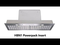 Best 24-inch HBN1 Series Hood Insert HBN1306SS EXTERNAL_VIDEO 1