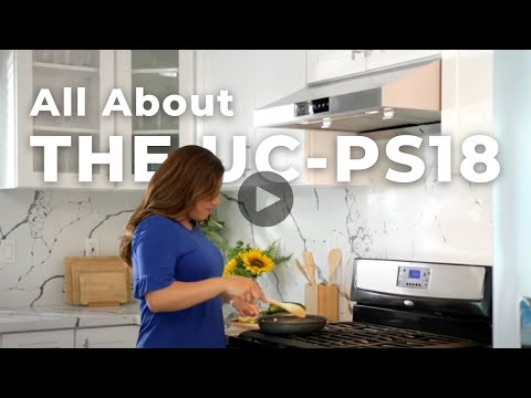 Hauslane 36-inch Chef Standard Range Hood UC-PS18BLK-36 EXTERNAL_VIDEO 3