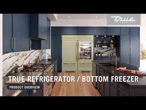 True Residential 36-inch, 22.6 cu. ft. Built-in Bottom Freezer Refrigerator with Ice Maker TR-36RBF-R-SS-A-152-H05 EXTERNAL_VIDEO 1