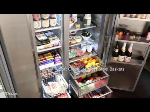 True Residential 42-inch, 25 cu. ft. Side-by-Side Refrigerator with Intuitive True Precision® Control TR-42SBS-SG-C-050-H08 EXTERNAL_VIDEO 1