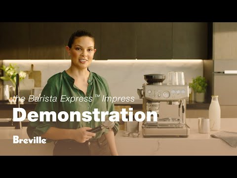 Breville Barista Express Impress Espresso Machine BES876 EXTERNAL_VIDEO 1