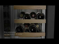 Bertazzoni 52-Bottle Wine Cellar with Two Temperature Zones REF18WCPRR EXTERNAL_VIDEO 1