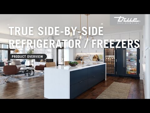 True Residential 42-inch, 25 cu. ft. Side-by-Side Refrigerator with Intuitive True Precision® Control TR-42SBS-SG-C-050-H08 EXTERNAL_VIDEO 2