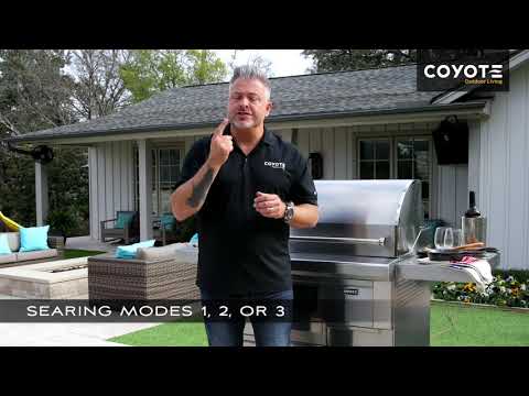 Coyote 28in Freestanding Pellet Grill C1P28-FS EXTERNAL_VIDEO 1
