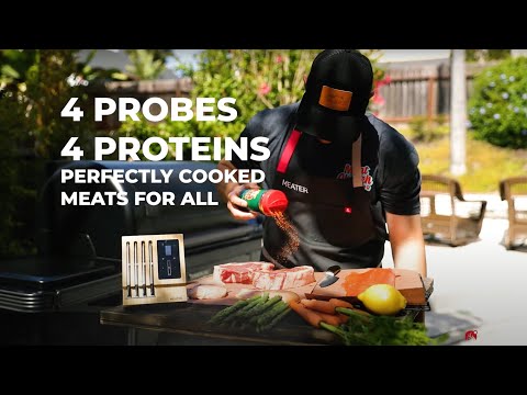 Meater MEATER Block - 4-Probe WiFi Smart Meat Thermometer OSC-MT-MB01 EXTERNAL_VIDEO 1
