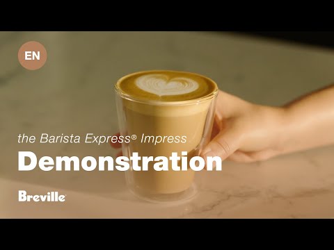 Breville the Barista Express® Impress Espresso Machine BES876BTR1BNA1 EXTERNAL_VIDEO 2