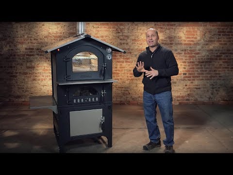 Fontana Forni Gusto 80x54AV Wood Outdoor Pizza Oven GUSTO80X54AV EXTERNAL_VIDEO 1