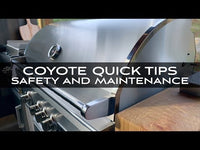 Coyote S-Series 30in Freestanding Gas Grill C2SL30LP-FS EXTERNAL_VIDEO 2