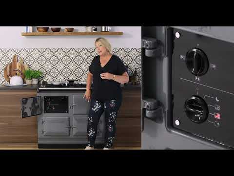 AGA 59in R7 150 Classic Electric Range with Warming Plate Hotcupboard AR7560IRSP EXTERNAL_VIDEO 1