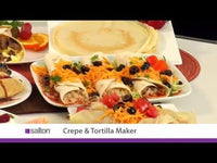 Salton Cordless Crepe and Tortilla Maker CM1337 EXTERNAL_VIDEO 1