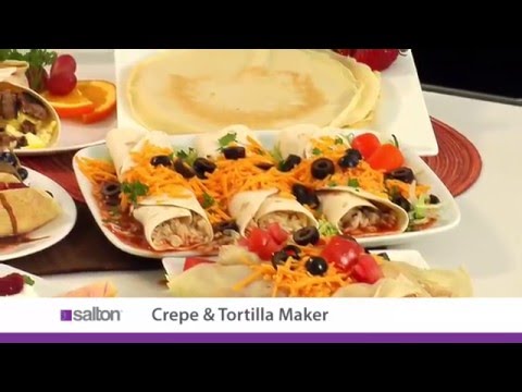 Salton Cordless Crepe and Tortilla Maker CM1337 EXTERNAL_VIDEO 1