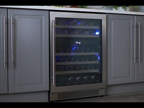 Zephyr Presrv™ 5.3 cu. ft. 46-bottle Wine Cooler with Dual Zone PRW24C02AG-ADA EXTERNAL_VIDEO 1