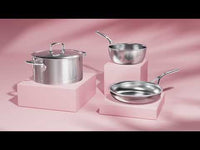 Demeyere Atlantis 7, 8.4L Stew Pot with Lid 1005088 EXTERNAL_VIDEO 2