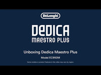 Delonghi Dedica Maestro Plus Espresso Machine EC950M EXTERNAL_VIDEO 1