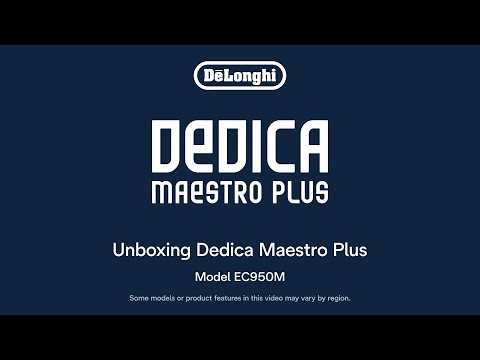 Delonghi Dedica Maestro Plus Espresso Machine EC950M EXTERNAL_VIDEO 1