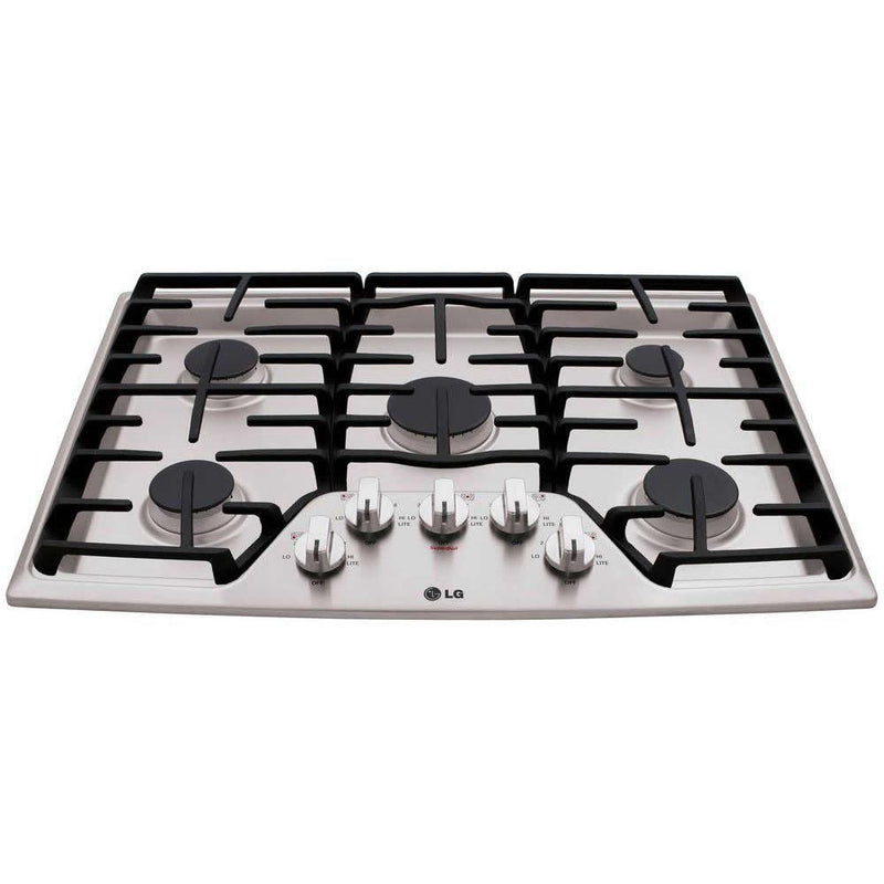 LG 30-inch Built-in Gas Cooktop with SuperBoil™ Burner LCG3011ST IMAGE 4