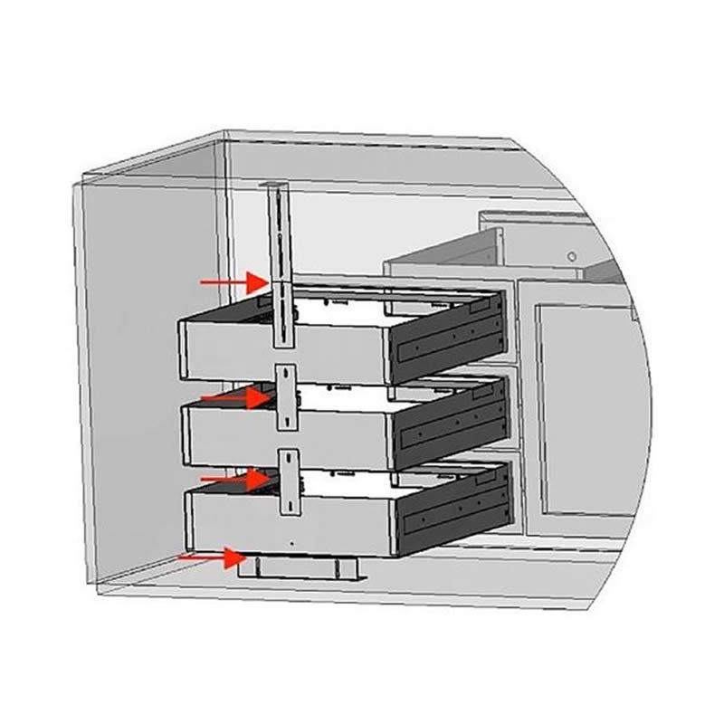 Lynx Grill and Oven Accessories Shelves LMD-KIT IMAGE 1