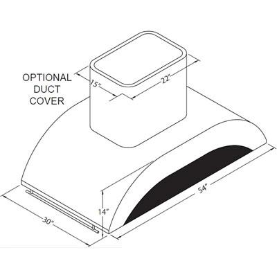 Vent-A-Hood Ventilation Range Hoods IZTH-454SS IMAGE 3