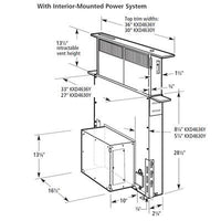 KitchenAid Ventilation Downdraft KXD4636YSS IMAGE 2
