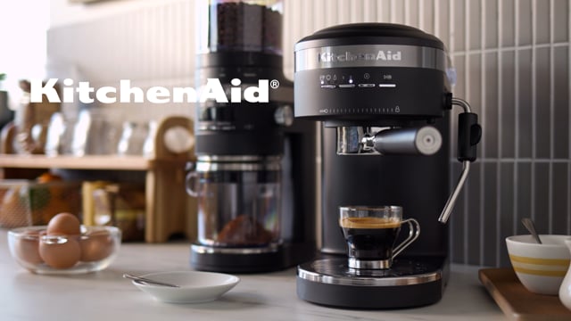 KitchenAid Semi-Automatic Espresso Machine KES6403BM EXTERNAL_VIDEO 1