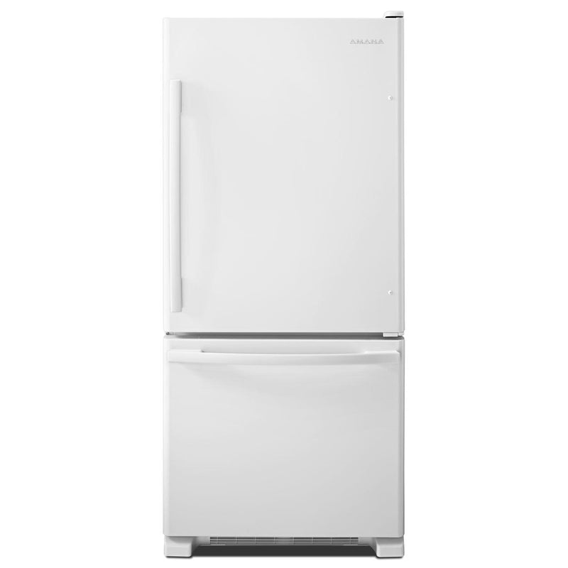 Amana 30-inch, 18.6 cu. ft. Bottom Freezer Refrigerator ABB1924BRW IMAGE 1
