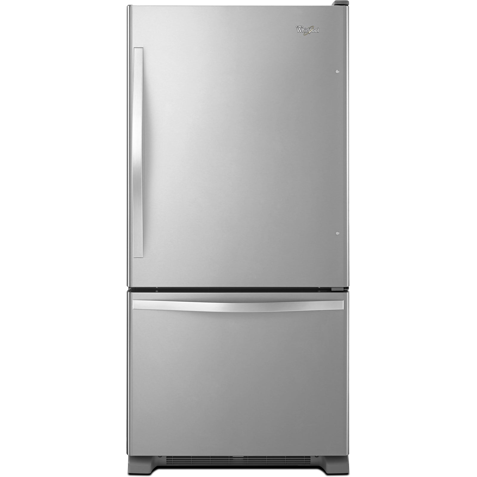 WRB322DMBM Whirlpool 33inch, 22 cu. ft. Bottom Freezer Refrigerator