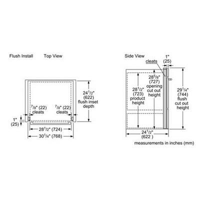 Bosch Warming Drawers 30 Inches HWD5051UC IMAGE 5
