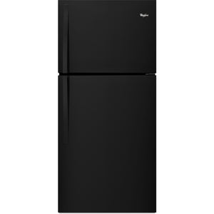 Whirlpool 30-inch, 19.14 cu.ft. Freestanding Top Freezer Refrigerator with Flexi-Slide™ Bin WRT519SZDB IMAGE 1