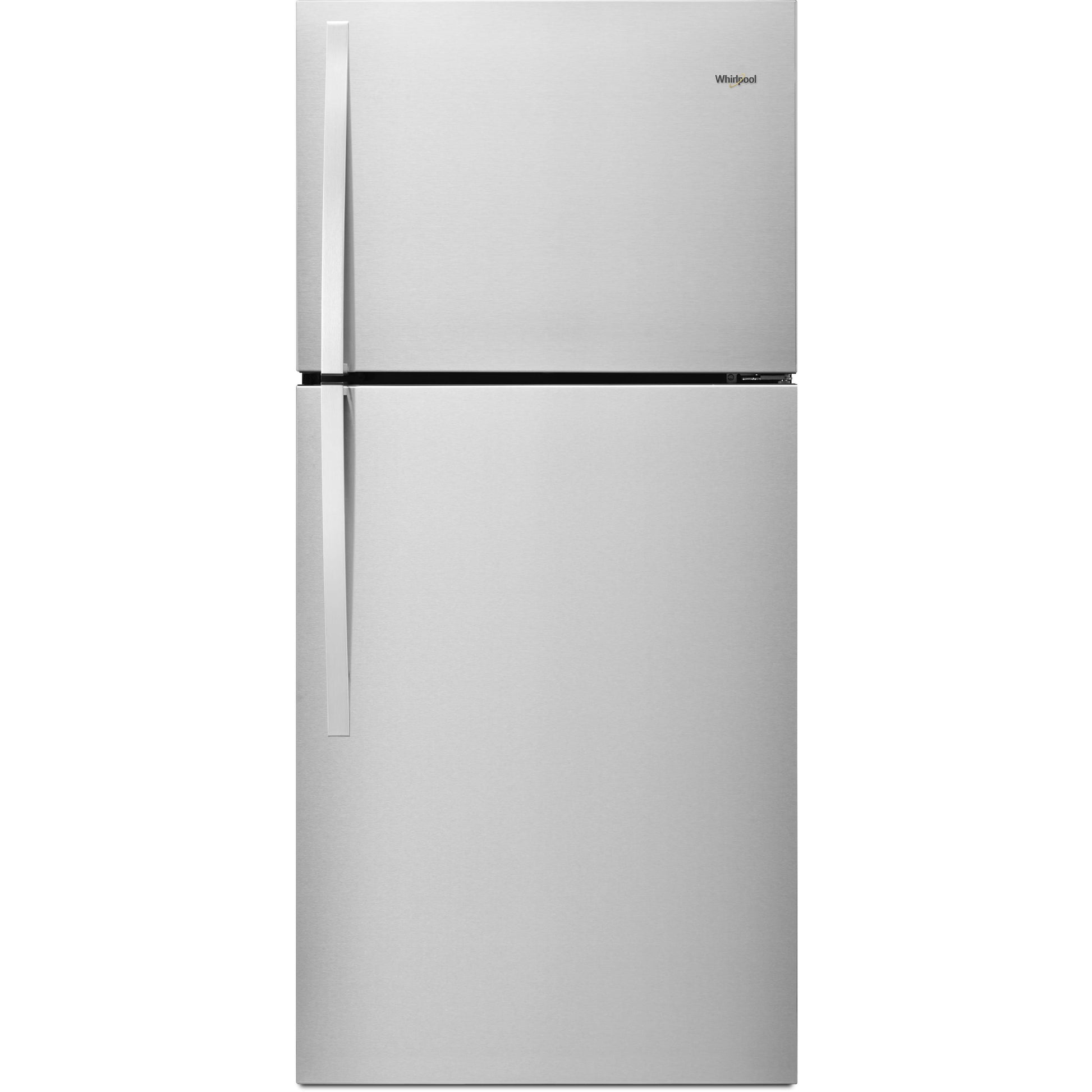 Whirlpool 30-inch, 19.14 cu.ft. Freestanding Top Freezer Refrigerator with Flexi-Slide™ Bin WRT519SZDM IMAGE 1
