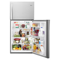 Whirlpool 30-inch, 19.14 cu.ft. Freestanding Top Freezer Refrigerator with Flexi-Slide™ Bin WRT519SZDM IMAGE 6