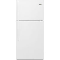 Whirlpool 30-inch, 19.14 cu.ft. Freestanding Top Freezer Refrigerator with Flexi-Slide™ Bin WRT519SZDW IMAGE 1