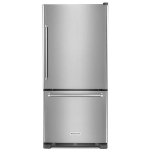 KitchenAid 30-inch, 19 cu. ft. Bottom Freezer Refrigerator KRBR109ESS IMAGE 1