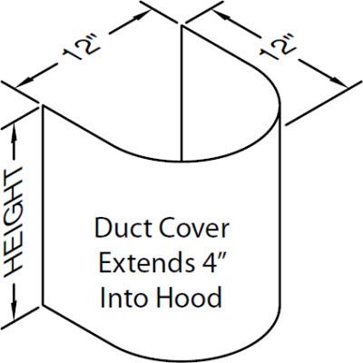 Vent-A-Hood Ventilation Accessories Duct Kits WGDC-12/30SS IMAGE 1