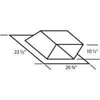 Vent-A-Hood Ventilation Accessories Caps/Louvers and Collars VP553-HP IMAGE 1