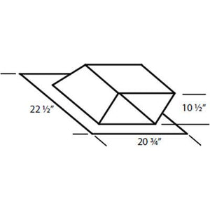 Vent-A-Hood Ventilation Accessories Caps/Louvers and Collars VP553-HP IMAGE 1