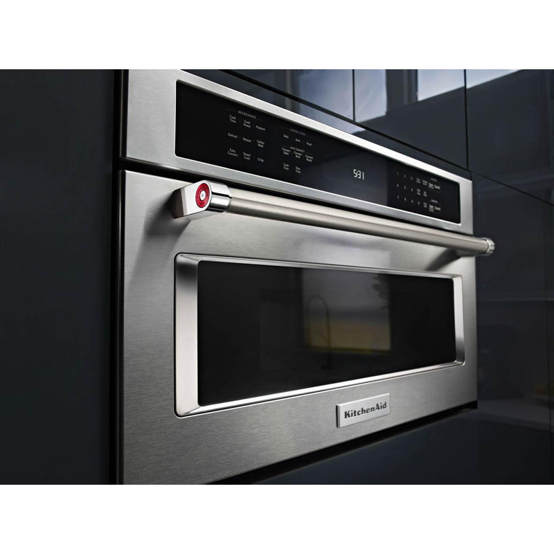 KitchenAid Microwave Ovens Built-In KMBP100ESS IMAGE 2