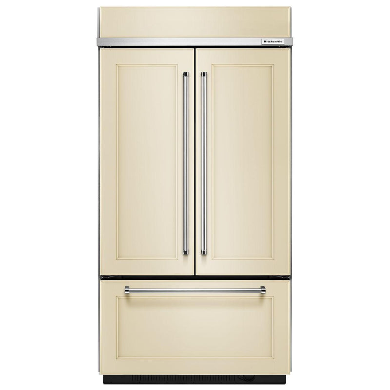 KitchenAid 43-inch, 24.2 cu.ft. Built-in French 3-Door Refrigerator with Platinum Interior Design KBFN502EPA IMAGE 2