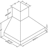 Vent-A-Hood Ventilation Range Hoods EPXH18-242SS IMAGE 2
