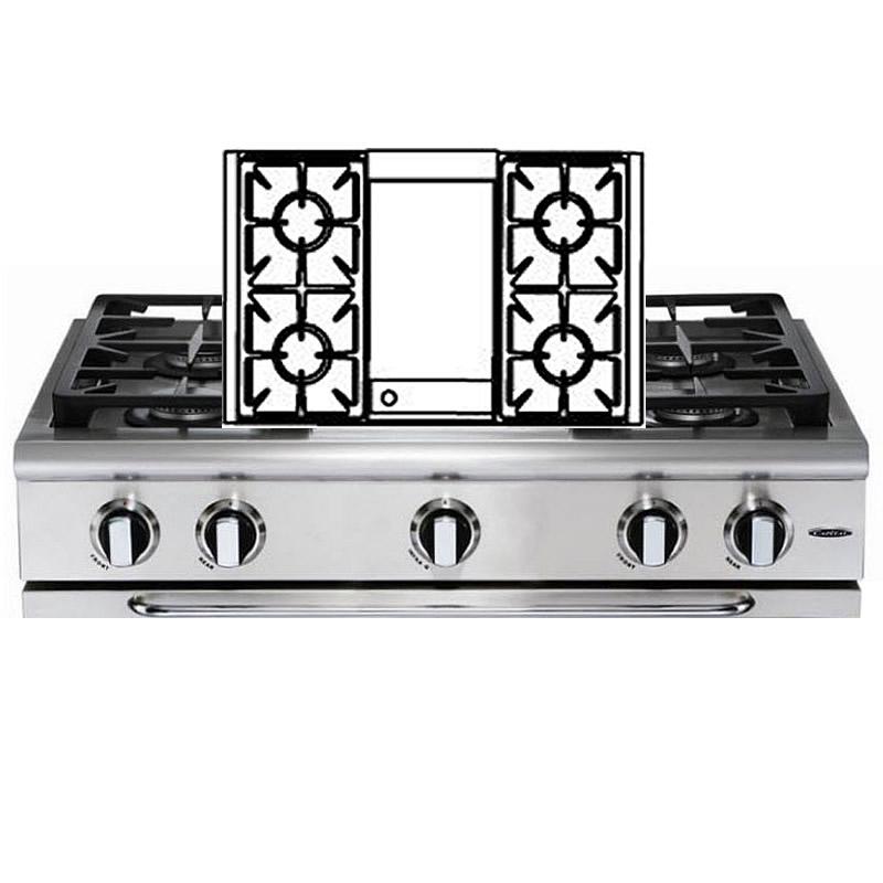 Capital Cooktops Gas GRT364G-L IMAGE 3
