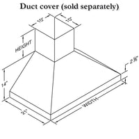Vent-A-Hood Ventilation Range Hoods PDH14-130WH IMAGE 3