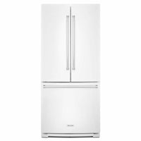 KitchenAid 30-inch, 19.7 cu. ft. French 3-Door Refrigerator with Ice and Water KRFF300EWH IMAGE 1