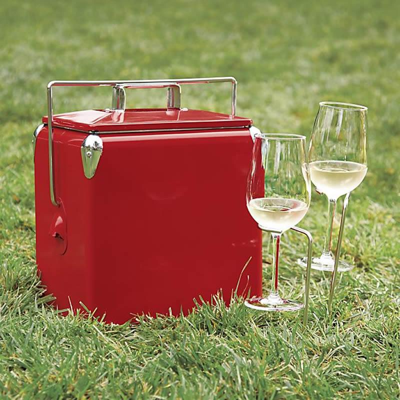 Retro Cooler Coolers and Accessories Coolers RTO13 Red The Classic IMAGE 5