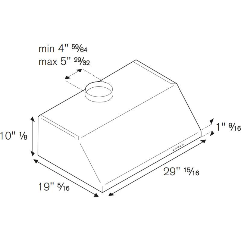 Bertazzoni Ventilation Range Hoods KU30PRO1X/14 IMAGE 2