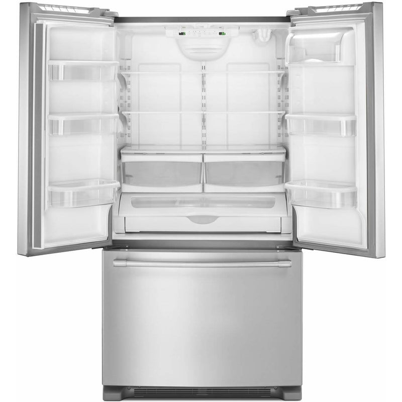 Maytag 36-inch, 20 cu. ft. Counter-Depth French 3-Door Refrigerator with Ice and Water MFC2062FEZ IMAGE 2