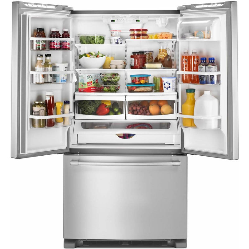Maytag 36-inch, 20 cu. ft. Counter-Depth French 3-Door Refrigerator with Ice and Water MFC2062FEZ IMAGE 3